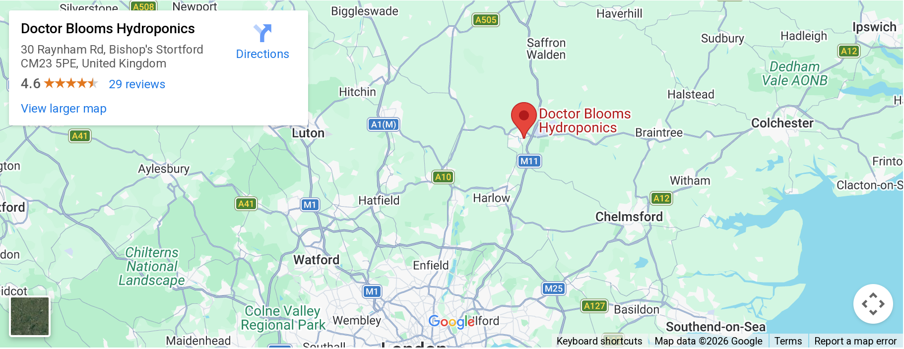 Hydroponics Shop Bishop's Stortford - Flagship Store